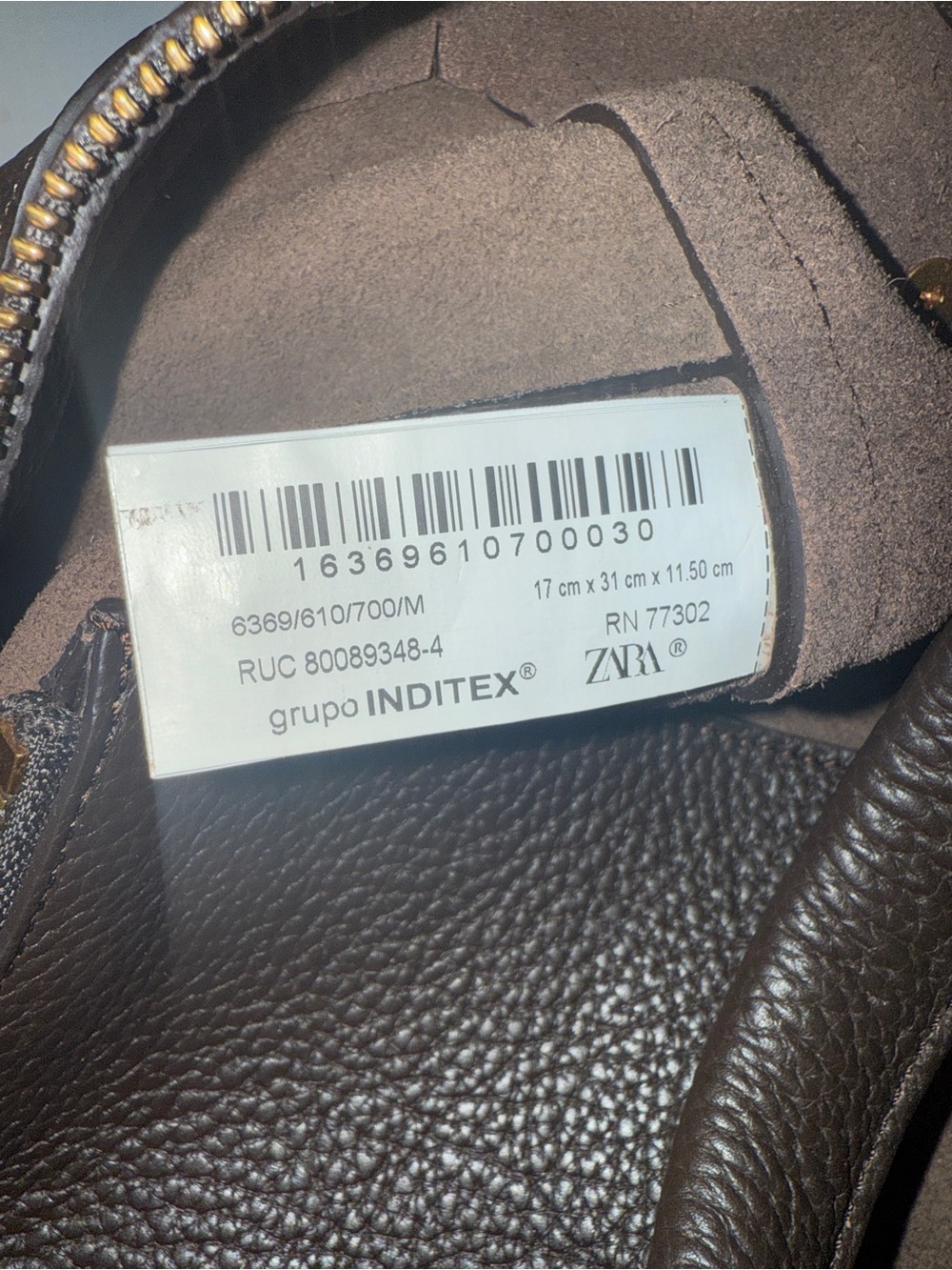 Zara Leather Shoulder Bag - Picture 10 of 10